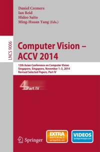 Cover image: Computer Vision -- ACCV 2014 9783319168166