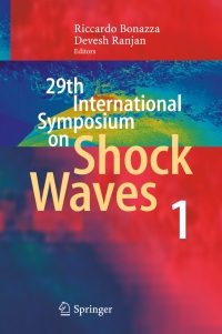 صورة الغلاف: 29th International Symposium  on Shock Waves 1 9783319168340