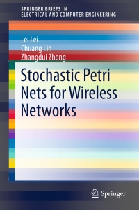 صورة الغلاف: Stochastic Petri Nets for Wireless Networks 9783319168821