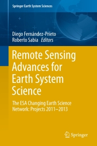 Omslagafbeelding: Remote Sensing Advances for Earth System Science 9783319169514