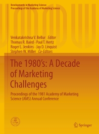 Cover image: The 1980’s: A Decade of Marketing Challenges 9783319169750
