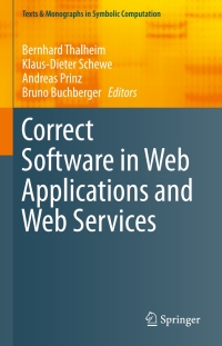 Omslagafbeelding: Correct Software in Web Applications and Web Services 9783319171111