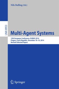 Cover image: Multi-Agent Systems 9783319171296