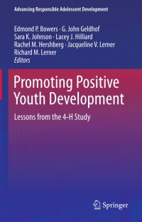 Cover image: Promoting Positive Youth Development 9783319171654