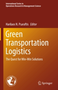 Imagen de portada: Green Transportation Logistics 9783319171746