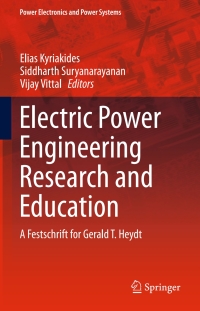 Cover image: Electric Power Engineering Research and Education 9783319171890