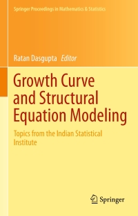 Cover image: Growth Curve and Structural Equation Modeling 9783319173283