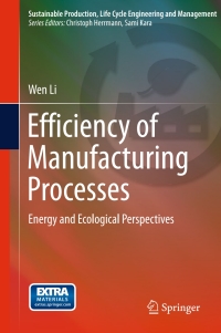 Cover image: Efficiency of Manufacturing Processes 9783319173641