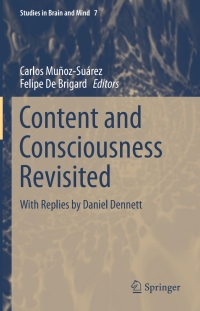Cover image: Content and Consciousness Revisited 9783319173733