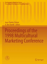 Cover image: Proceedings of the 1998 Multicultural Marketing Conference 9783319173825