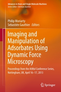 Omslagafbeelding: Imaging and Manipulation of Adsorbates Using Dynamic Force Microscopy 9783319174006