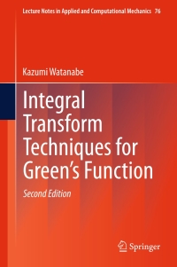 Titelbild: Integral Transform Techniques for Green's Function 2nd edition 9783319174549