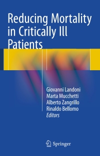 Titelbild: Reducing Mortality in Critically Ill Patients 9783319175140