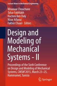 Cover image: Design and Modeling of Mechanical Systems - II 9783319175263