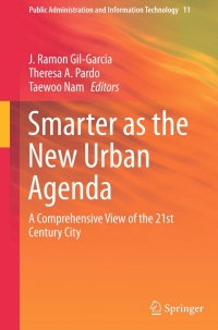 Cover image: Smarter as the New Urban Agenda 9783319176192
