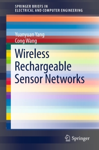 Cover image: Wireless Rechargeable Sensor Networks 9783319176550