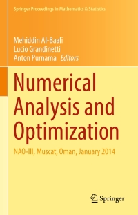 Titelbild: Numerical Analysis and Optimization 9783319176888