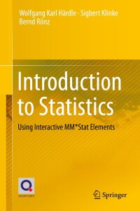 Cover image: Introduction to Statistics 9783319177038