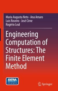 Imagen de portada: Engineering Computation of Structures: The Finite Element Method 9783319177090
