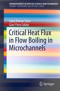 Imagen de portada: Critical Heat Flux in Flow Boiling in Microchannels 9783319177342