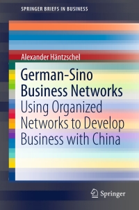 Imagen de portada: German-Sino Business Networks 9783319178578