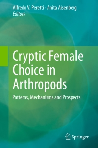 Cover image: Cryptic Female Choice in Arthropods 9783319178936