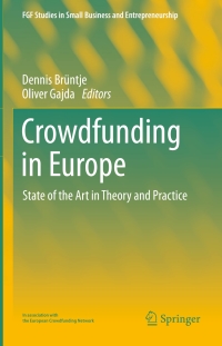 Cover image: Crowdfunding in Europe 9783319180168