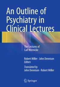Titelbild: An Outline of Psychiatry in Clinical Lectures 9783319180502