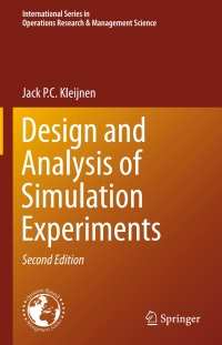 Immagine di copertina: Design and Analysis of Simulation Experiments 2nd edition 9783319180861