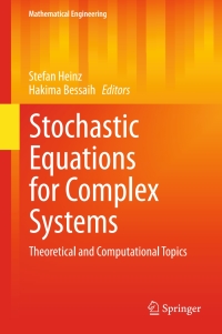 Imagen de portada: Stochastic Equations for Complex Systems 9783319182056