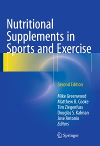 Cover image: Nutritional Supplements in Sports and Exercise 2nd edition 9783319182292