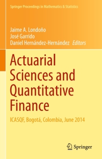 Cover image: Actuarial Sciences and Quantitative Finance 9783319182384