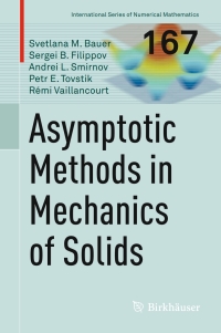 Imagen de portada: Asymptotic methods in mechanics of solids 9783319183107