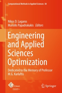 Cover image: Engineering and Applied Sciences Optimization 9783319183190