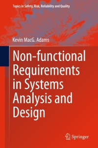 Cover image: Non-functional Requirements in Systems Analysis and Design 9783319183435