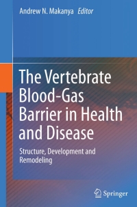 Omslagafbeelding: The Vertebrate Blood-Gas Barrier in Health and Disease 9783319183916