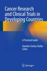 Imagen de portada: Cancer Research and Clinical Trials in Developing Countries 9783319184425