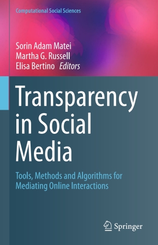 Cover image: Transparency in Social Media 9783319185514