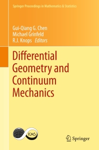 Titelbild: Differential Geometry and Continuum Mechanics 9783319185729