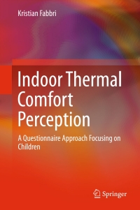 Cover image: Indoor Thermal Comfort Perception 9783319186504