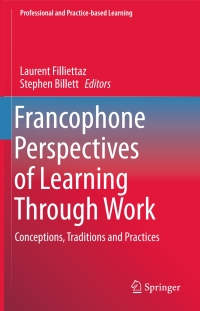 Imagen de portada: Francophone Perspectives of Learning Through Work 9783319186689