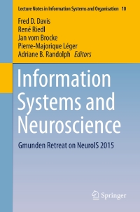 Cover image: Information Systems and Neuroscience 9783319187013
