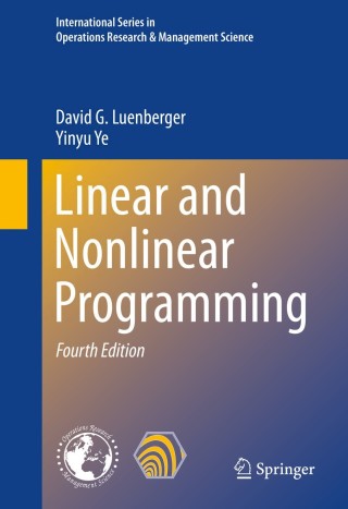 Cover image: Linear and Nonlinear Programming 4th edition 9783319188416