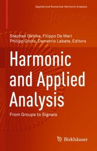 Cover image: Harmonic and Applied Analysis 9783319188621