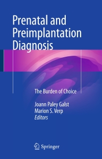 Cover image: Prenatal and Preimplantation Diagnosis 9783319189109