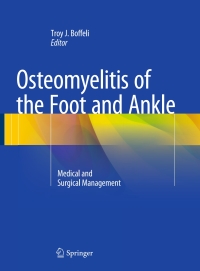 Cover image: Osteomyelitis of the Foot and Ankle 9783319189253