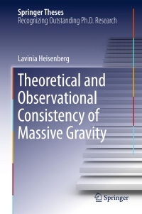 Cover image: Theoretical and Observational Consistency of Massive Gravity 9783319189345