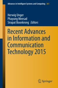 Cover image: Recent Advances in Information and Communication Technology 2015 9783319190235