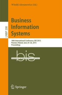 Cover image: Business Information Systems 9783319190266