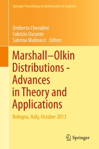 Cover image: Marshall  Olkin Distributions - Advances in Theory and Applications 9783319190389